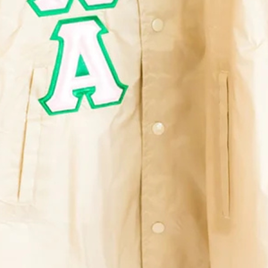 Chaqueta tipo camisa casual de manga larga con botones y bordado de letras griegas de la marca Sand AKA para mujer - Product Image 2