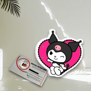 แผ่นแม่เหล็กติดขนตาปลอมลายคุโรมิ เฮลโลคิตตี้ รูปทรงสี่เหลี่ยมผีเสื้อ ประดับเพชร น่ารัก เป็นมิตรกับสิ่งแวดล้อม เหมาะสำหรับฤดูร้อน สำหรับช่างต่อขนตา - Product Image 1