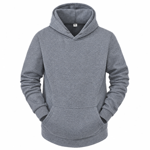 Ensemble de survêtement pour homme avec sweat à capuche et pantalon de jogging à revers, 2 pièces, vêtements de sport décontractés, vente en gros - Product Image 3