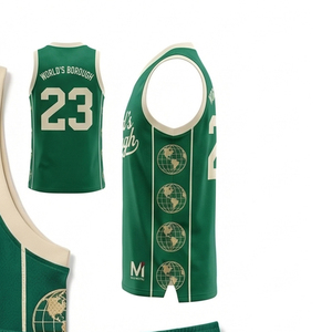 Premium Basketball Training Uniform Set Mesh Jersey Shorts <b>Athletic</b> Team Sportswear Custom Design Maluza Industries - Product Image 4