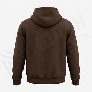 Sudadera con Capucha Estilo Básico para Hombre, Tejido de Algodón Mezclado, Sudadera Cálida y Suave, Capucha Ajustable, Bolsillo Delantero, Color Personalizado - Product Image 2