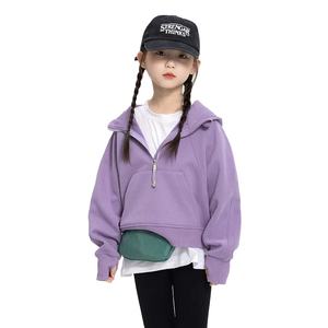 Sudadera con capucha de algodón 100% para niños 400gsm 330 Gym Fleece Heavyweight Sudadera de invierno con diseño de cadera - Product Image 1