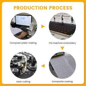 Patchs brodés personnalisés avec logo pour la Saint-Valentin, patchs brodés sur mesure avec velcro pour vêtements - Product Image 2