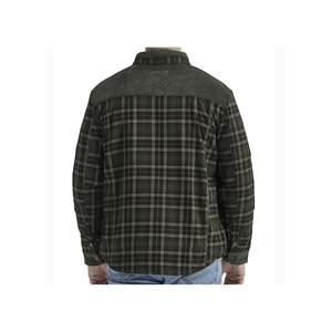 Chemise-veste en flanelle épaisse et ultra douce pour homme avec poches latérales chaudes - Product Image 4