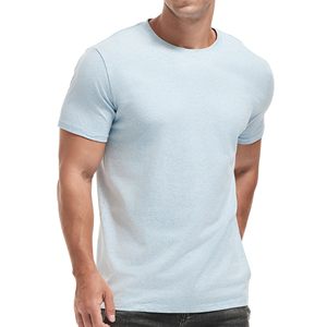 เสื้อยืดคอกลมพรีเมียมสำหรับผู้ชาย ผ้าฝ้ายนุ่ม สวมใส่สบาย ไซส์ S-4XL รับผลิตแบบ OEM ขายส่ง - Product Image 1