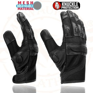 Guantes de Motociclismo Tácticos de Cuero para Hombre, Protección de Nudillos, Antideslizantes, para Todas las Estaciones, Precio Razonable para Pedidos al por Mayor - Product Image 3