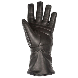 Leather Racing Gloves Full Finger Diamond Stitch Windproof Adjustable Wrist <b>Strap</b> Unisex Outdoor Winter Riding - Product Image 2