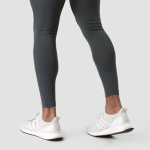 Leggings de yoga personnalisés à taille élastique, taille haute, pour musculation, entraînement, compression, sport, pour hommes - Product Image 5