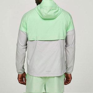 2026 Custom Men Summer Windbreaker Short <b>Set</b> Fashion Solid Color Short Sleeve Jacket With Shorts - Product Image 2