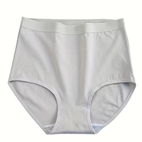 Braguitas de Nylon para Mujer, Acanaladas, Sin Costuras, Tejido Sólido, Corte Medio, Sexy, Cómodas, Transpirables, Elásticas, Ecológicas, Antibacterianas