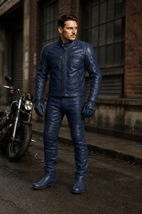 Plus size <b>men</b> women genuine cowhide leather motorcycle riding suit racing <b>biker</b> <b>jacket</b> pants gloves track street protective gear - Product Image 6