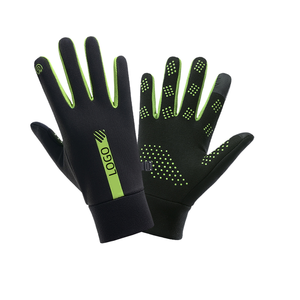 Guantes Deportivos con Logotipo Personalizado para Correr por la Mañana en Invierno, Guantes Táctiles Cálidos y Resistentes al Viento para Conducir, Esquiar, Ciclismo y Uso Diario al Aire Libre - Product Image 2