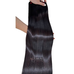 Extensiones de cabello Remy vietnamita recto de hueso súper fuerte, peluca Frontal de encaje HD alineada con cutícula, artículo caliente del año - Product Image 1