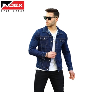 Veste en jean tendance pour homme, veste en jean à manches longues pour homme, streetwear décontracté, printemps automne, vente en gros - Product Image 3