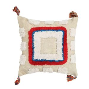Cojín Ergonómico de Algodón Suave Tejido, con Tela Transpirable Estampada, Elegante y Decorativo, para Soporte Lumbar en Sofá, Silla o Auto - Product Image 3