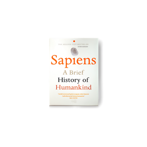 หนังสือ "Sapiens" โดยผู้เขียนยูวาล โนอาห์ ฮารารี พิมพ์ปกอ่อนแบบกำหนดเอง - Product Image 1