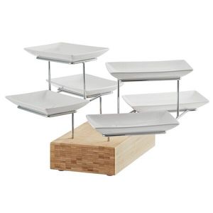 Wholesale Price Round Wooden Cake Stand for <b>Bakery</b> Dessert Display and Kitchen Table Decor Round wooden cake - Product Image 4