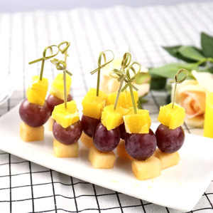 Palillos de Bambú al por Mayor, 100/500 Unidades, Palillos para Cócteles, Aperitivos, Frutas y Decoración de Alimentos - Product Image 2