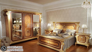 Juego de Muebles para Recámara Principal con Temática Platino, Colección Imperial Crown Classic, Acabado Plateado de Última Generación, Suite de Lujo - Product Image 2