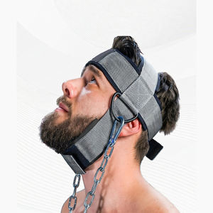 Arnés de Cabeza Protector de Alta Calidad para Levantamiento de Pesas y Fisicoculturismo para Hombre / Diseño Personalizado, Cierre de Hebilla de Nailon/Poliéster Elástico - Product Image 4