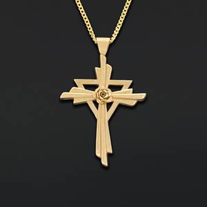 Pendentif BOJ RCJ 002, style victorien, personnalisé, rose-croix rosicrucienne, fait main, argent sterling, symbole alchimique, prix bas, en solde - Product Image 5