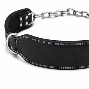 Cinturón Unisex de Cuero Genuino de Alta Densidad con Sistema de Eslabones de Cadena de Acero de Precisión Diseñado para Mejorar la Estabilidad a Bajo Precio - Product Image 4