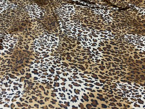 Leopard Print Fabric, soft fabric, realistic print, perfect for dolls and realistic crafts. - Product Image 5