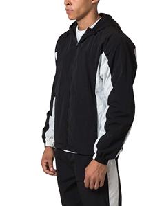Haute Qualité 100% Polyester Athlétique Quarter Zip Pull Léger Coupe-Vent Veste Capuche Respirant Coupe-Vent Plus La Taille Fourrure - Product Image 3
