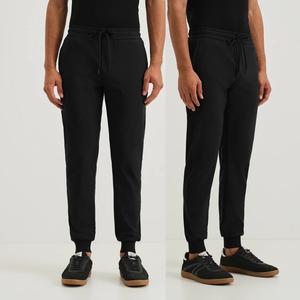 Pantalon de jogging décontracté pour homme, léger, respirant, écologique, séchage rapide, couleur unie, 100 % coton, ODM, vente chaude - Product Image 3