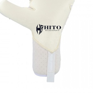Guantes de Portero de Fútbol Profesional, Látex Húmedo y Seco, Parte Trasera de Goma, Corte Híbrido, Protección para Dedos y Pulgares - Product Image 6