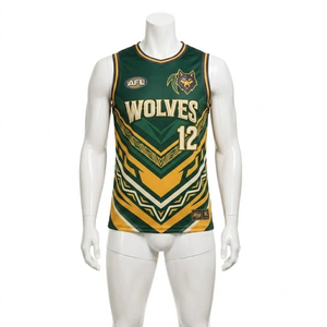 เสื้อ AFL ออกแบบเองได้ พิมพ์ลายแบบ Heat Transfer ด้วยเทคนิค Dye Sublimation ทั้งตัว พร้อมพิมพ์ชื่อทีมและหมายเลข ราคาโรงงาน - Product Image 1