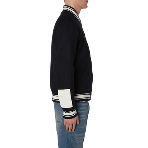 Veste universitaire pour homme de haute qualité, personnalisée par le fabricant OEM, en toile, laine, chenille, broderie, doublure en coton, à capuche, pour l'hiver - Product Image 3