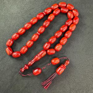 AMBER HANDMADE ECO-FRIENDLY RESIN LOVE TASBIH AMBER BEADS Turquoise Prayer Rosary <b>Stone</b> Muslim Rosary Counter Jewelry - Product Image 5