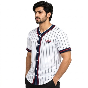 Maillot de baseball haut de gamme confectionné avec un tissu de haute qualité, coupe confortable, coutures durables et construction respirante, idéal - Product Image 2