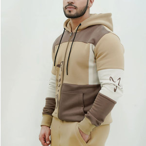 ชุดวอร์มมีฮู้ดสไตล์สตรีทแวร์สำหรับผู้ชาย พร้อมบริการออกแบบตามสั่ง คอลเลคชั่นฤดูหนาว บริการ OEM ผ้าฝ้าย 100% คุณภาพสูง - Product Image 3