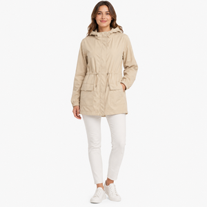 Ensemble coupe-vent matelassé tendance pour femme – Veste d'extérieur respirante à col montant, automne/hiver, grandes tailles, confortable, élégante et abordable - Product Image 4
