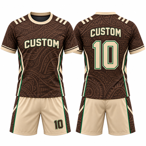 Ensemble d'uniformes de football personnalisés pour équipes de compétition professionnelles, clubs, haute qualité, impression par sublimation intégrale, maillot pour hommes 100% - Product Image 1
