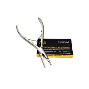 Pinzas para Extensiones de Cabello de un Solo Orificio con Logotipo Personalizado, Pinzas de Acero Inoxidable para Micro Anillos, Pinzas para Extensiones de Cabello - Product Image 4