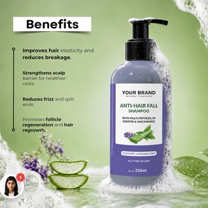 Shampoo anti-chute de cheveux en marque privée pour des racines plus fortes et une croissance capillaire saine - Product Image 4