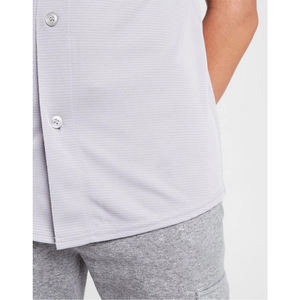 Performance baseball jersey fabric athletic design button closure for sports training practice <b>games</b> and casual street style - Product Image 6