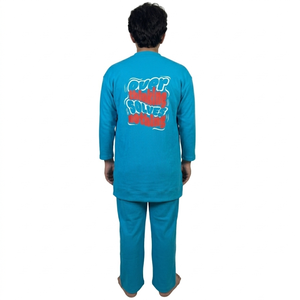 ชุดกีฬาฤดูร้อนแบบ 2 ชิ้น เสื้อพูลโอเวอร์ลำลอง กางเกงจ็อกเกอร์ ผ้าเทอร์รี่แห้งเร็ว โพลีเอสเตอร์/คอตตอน เสื้อยืดและกางเกงขายาว - Product Image 2