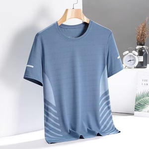 Camiseta Deportiva de Manga Corta para Hombre, Diseño Personalizado con Logotipo OEM, Secado Rápido, Seda de Hielo, Verano, Corte Regular, 220 Gramos, Lisa - Product Image 5