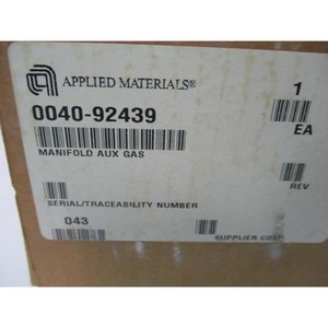 AMAT 0040-92439 Manifold Aux Gas 417387 - อุปกรณ์และอะไหล่เซมิคอนดักเตอร์ระดับโลกที่เชื่อถือได้ - Product Image 1
