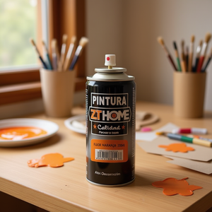 Vernice Fluorescente Arancione 200ml per Progetti Artistici e Artigianali - Product Image 2