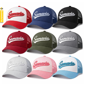 Casquette de baseball délavée RTS en tissu de coton respirant |   Broderie 3D en relief haute densité rouge |   Fabricant direct d'usine - Product Image 4