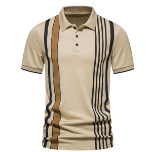 Camisa Casual para Hombre con Logotipo Personalizado, Teñida con Hilo, Transpirable, de Algodón y Fibra de Bambú, Tejida, Tallas Grandes, OEM, Venta al Por Mayor - Product Image 1