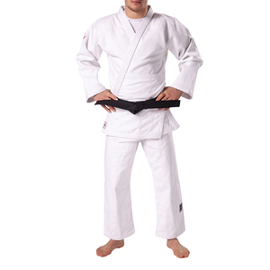 Uniforme de Karate Personalizado de Alta Calidad, Uniforme de Artes Marciales de Lona de Algodón, Ligero, Elástico, Transpirable, Traje de Entrenamiento y Competición OEM - Product Image 4