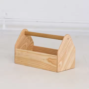 Wholesale Wooden <b>Crates</b> with Handles for Fruit Storage High Quality Vietnam Sourcing - Product Image 6