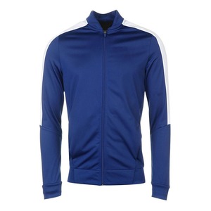 Survêtement sportif pour homme 2026 bleu à manches longues avec fermeture éclair sur le devant, poches latérales, séchage rapide, en polyester, coupe classique, en vente - Product Image 2