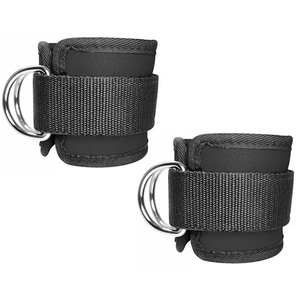 Customized Adjustable Neoprene Weightlifting Fitness <b>Ankle</b> Cuffs Tobilleras Cable Machines <b>Ankle</b> Straps - Product Image 3